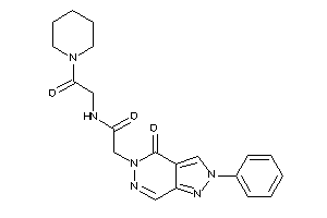 2-(4-keto-2-phenyl-pyrazolo[3,4-d]pyridazin-5-yl)-N-(2-keto-2-piperidino-ethyl)acetamide