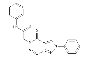 2-(4-keto-2-phenyl-pyrazolo[3,4-d]pyridazin-5-yl)-N-(3-pyridyl)acetamide