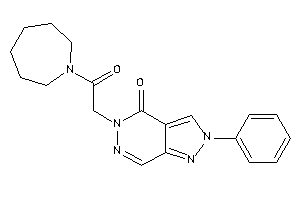 5-[2-(azepan-1-yl)-2-keto-ethyl]-2-phenyl-pyrazolo[3,4-d]pyridazin-4-one