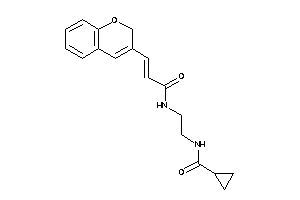 N-[2-[[3-(2H-chromen-3-yl)acryloyl]amino]ethyl]cyclopropanecarboxamide