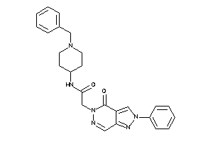 N-(1-benzyl-4-piperidyl)-2-(4-keto-2-phenyl-pyrazolo[3,4-d]pyridazin-5-yl)acetamide