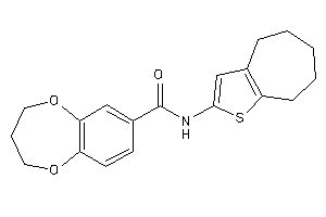 N-(5,6,7,8-tetrahydro-4H-cyclohepta[b]thiophen-2-yl)-3,4-dihydro-2H-1,5-benzodioxepine-7-carboxamide