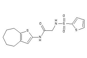 N-(5,6,7,8-tetrahydro-4H-cyclohepta[b]thiophen-2-yl)-2-(2-thienylsulfonylamino)acetamide