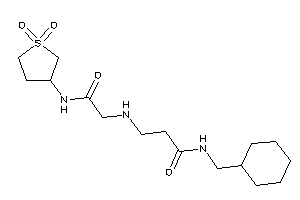 N-(cyclohexylmethyl)-3-[[2-[(1,1-diketothiolan-3-yl)amino]-2-keto-ethyl]amino]propionamide