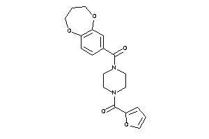 3,4-dihydro-2H-1,5-benzodioxepin-7-yl-[4-(2-furoyl)piperazino]methanone