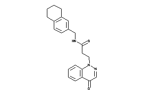 3-(4-ketocinnolin-1-yl)-N-(tetralin-6-ylmethyl)propionamide