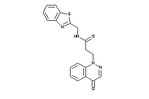 N-(1,3-benzothiazol-2-ylmethyl)-3-(4-ketocinnolin-1-yl)propionamide