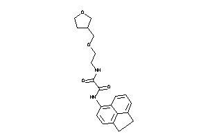 N'-acenaphthen-5-yl-N-[2-(tetrahydrofuran-3-ylmethoxy)ethyl]oxamide