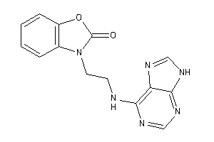 3-[2-(9H-purin-6-ylamino)ethyl]-1,3-benzoxazol-2-one