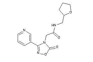 2-[5-keto-3-(3-pyridyl)-1,2,4-oxadiazol-4-yl]-N-(tetrahydrofurfuryl)acetamide