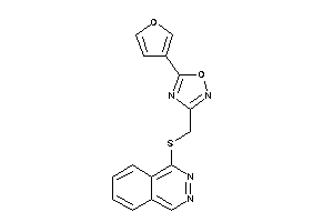 5-(3-furyl)-3-[(phthalazin-1-ylthio)methyl]-1,2,4-oxadiazole