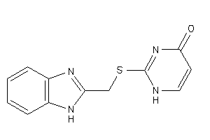 2-(1H-benzimidazol-2-ylmethylthio)-1H-pyrimidin-4-one