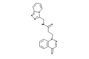 3-(4-ketocinnolin-1-yl)-N-([1,2,4]triazolo[4,3-a]pyridin-3-ylmethyl)propionamide