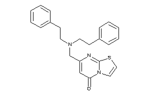 7-[(diphenethylamino)methyl]thiazolo[3,2-a]pyrimidin-5-one