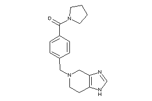 Pyrrolidino-[4-(1,4,6,7-tetrahydroimidazo[4,5-c]pyridin-5-ylmethyl)phenyl]methanone