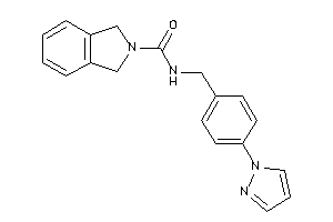 N-(4-pyrazol-1-ylbenzyl)isoindoline-2-carboxamide