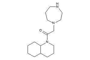 1-(3,4,4a,5,6,7,8,8a-octahydro-2H-quinolin-1-yl)-2-(1,4-diazepan-1-yl)ethanone