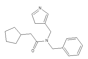 N-benzyl-2-cyclopentyl-N-(3H-pyrrol-4-ylmethyl)acetamide