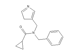 Image of N-benzyl-N-(3H-pyrrol-4-ylmethyl)cyclopropanecarboxamide