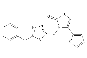 4-[(5-benzyl-1,3,4-oxadiazol-2-yl)methyl]-3-(2-thienyl)-1,2,4-oxadiazol-5-one