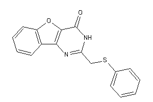 2-[(phenylthio)methyl]-3H-benzofuro[3,2-d]pyrimidin-4-one