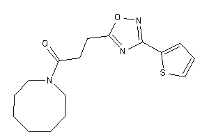 1-(azocan-1-yl)-3-[3-(2-thienyl)-1,2,4-oxadiazol-5-yl]propan-1-one