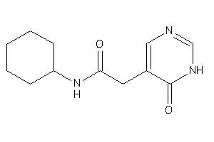 N-cyclohexyl-2-(6-keto-1H-pyrimidin-5-yl)acetamide