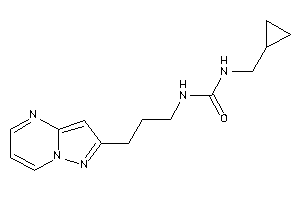 1-(cyclopropylmethyl)-3-(3-pyrazolo[1,5-a]pyrimidin-2-ylpropyl)urea