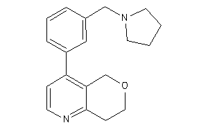 4-[3-(pyrrolidinomethyl)phenyl]-7,8-dihydro-5H-pyrano[4,3-b]pyridine