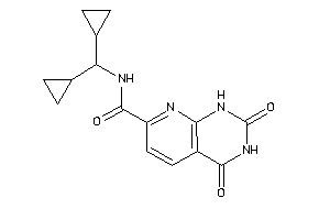 N-(dicyclopropylmethyl)-2,4-diketo-1H-pyrido[2,3-d]pyrimidine-7-carboxamide