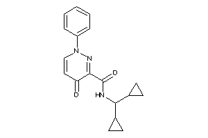 N-(dicyclopropylmethyl)-4-keto-1-phenyl-pyridazine-3-carboxamide