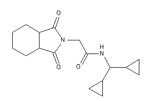 N-(dicyclopropylmethyl)-2-(1,3-diketo-3a,4,5,6,7,7a-hexahydroisoindol-2-yl)acetamide