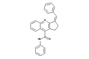 Image of 3-benzal-N-phenyl-1,2-dihydrocyclopenta[b]quinoline-9-carboxamide