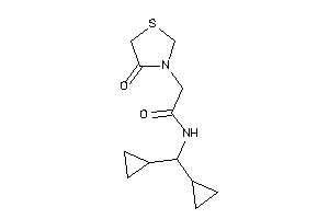 N-(dicyclopropylmethyl)-2-(4-ketothiazolidin-3-yl)acetamide