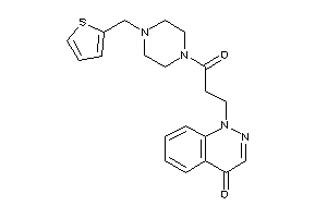 1-[3-keto-3-[4-(2-thenyl)piperazino]propyl]cinnolin-4-one