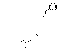 Image of N-(4-benzoxybutyl)-3-phenyl-propionamide