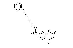 N-(4-benzoxybutyl)-2,4-diketo-1H-pyrido[2,3-d]pyrimidine-7-carboxamide