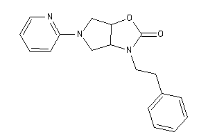 3-phenethyl-5-(2-pyridyl)-3a,4,6,6a-tetrahydropyrrolo[3,4-d]oxazol-2-one