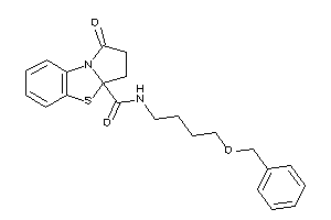 N-(4-benzoxybutyl)-1-keto-2,3-dihydropyrrolo[2,1-b][1,3]benzothiazole-3a-carboxamide