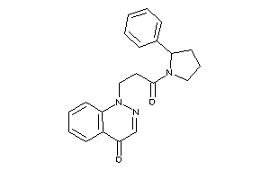 1-[3-keto-3-(2-phenylpyrrolidino)propyl]cinnolin-4-one