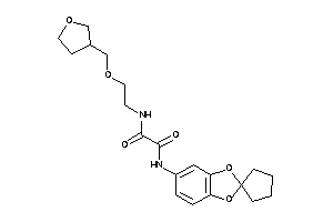 N'-spiro[1,3-benzodioxole-2,1'-cyclopentane]-5-yl-N-[2-(tetrahydrofuran-3-ylmethoxy)ethyl]oxamide