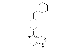 4-[4-(tetrahydropyran-2-ylmethyl)piperidino]-1H-pyrazolo[3,4-d]pyrimidine