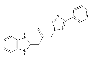 1-(1,3-dihydrobenzimidazol-2-ylidene)-3-(5-phenyltetrazol-2-yl)acetone