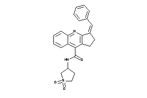 3-benzal-N-(1,1-diketothiolan-3-yl)-1,2-dihydrocyclopenta[b]quinoline-9-carboxamide