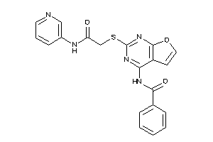 Image of N-[2-[[2-keto-2-(3-pyridylamino)ethyl]thio]furo[2,3-d]pyrimidin-4-yl]benzamide