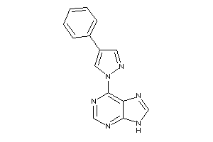 6-(4-phenylpyrazol-1-yl)-9H-purine