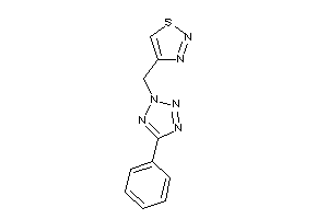 4-[(5-phenyltetrazol-2-yl)methyl]thiadiazole