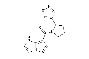 Image of (2-isoxazol-4-ylpyrrolidino)-(1H-pyrazolo[1,5-a]imidazol-7-yl)methanone