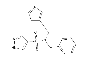 N-benzyl-N-(3H-pyrrol-4-ylmethyl)-1H-pyrazole-4-sulfonamide