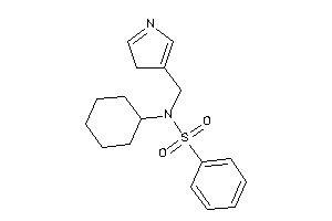 N-cyclohexyl-N-(3H-pyrrol-4-ylmethyl)benzenesulfonamide